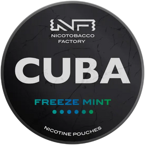 Cuba Black Freeze Mint nicotine pouches