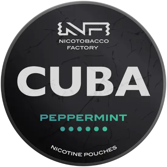 Cuba Black Peppermint nicotine pouches