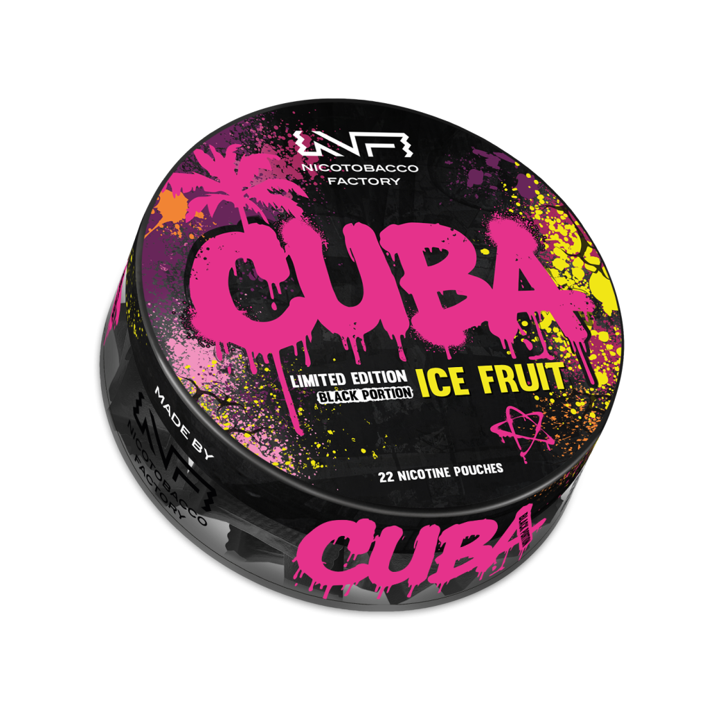 Cuba Ice Fruit Black nicotine pouches
