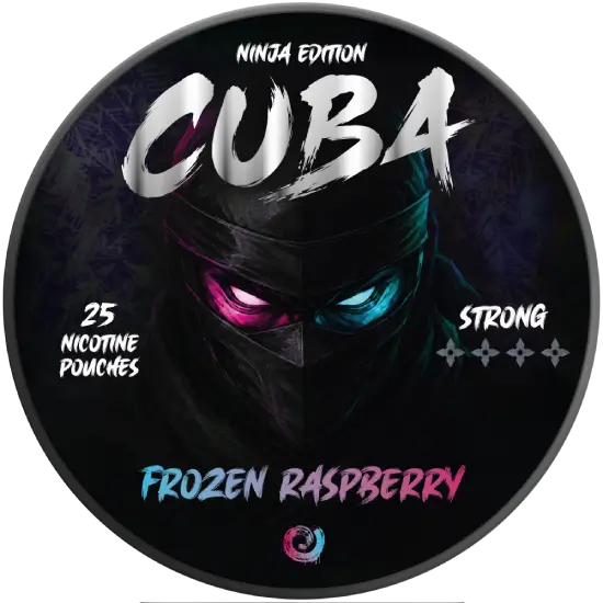 Cuba Ninja Frozen Raspberry nicotine pouches