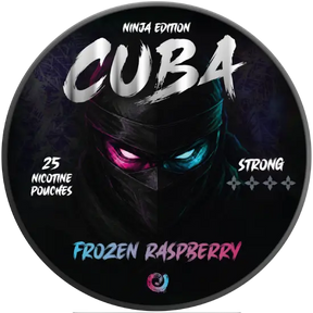 Cuba Ninja Frozen Raspberry nicotine pouches