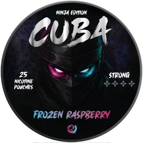 Cuba Ninja Frozen Raspberry nicotine pouches