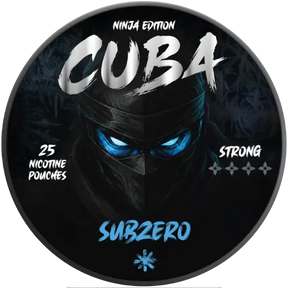 Cuba Ninja Subzero nicotine pouches