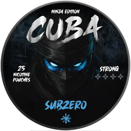 Cuba Ninja Subzero nicotine pouches