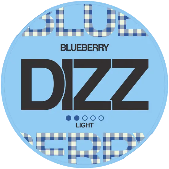DIZZ Blueberry Light nicotine pouches