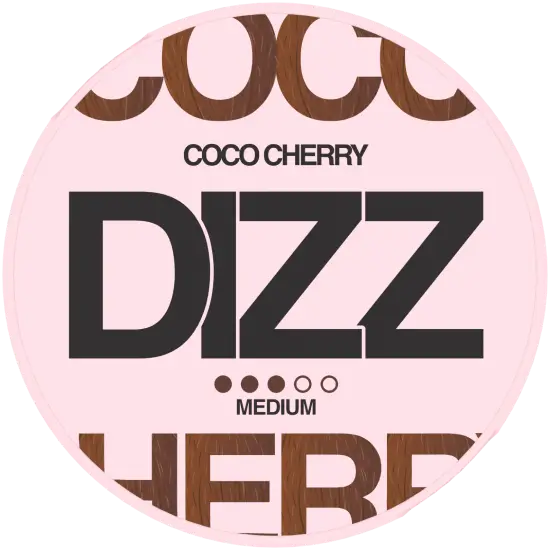 DIZZ Coco Cherry Medium nicotine pouches
