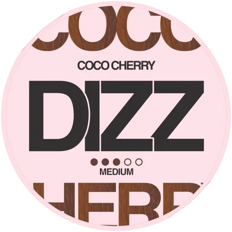 DIZZ Coco Cherry Medium nicotine pouches
