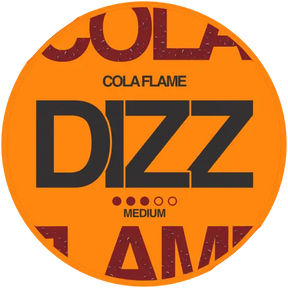 DIZZ Cola Flame Medium nicotine pouches