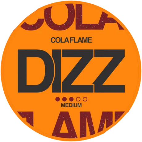 DIZZ Cola Flame Medium nicotine pouches
