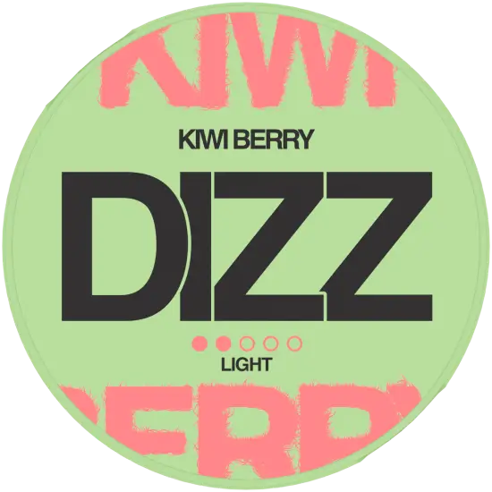 DIZZ Kiwi Berry Light nicotine pouches