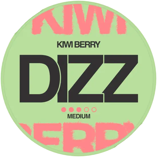 DIZZ Kiwi Berry Medium nicotine pouches