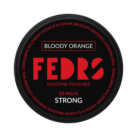 FEDRS Black Bloody Orange nicotine pouches