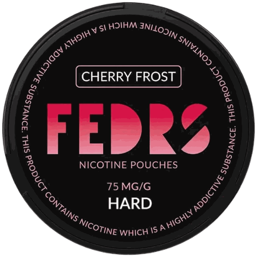 FEDRS Black Cherry Frost Ultra nicotine pouches