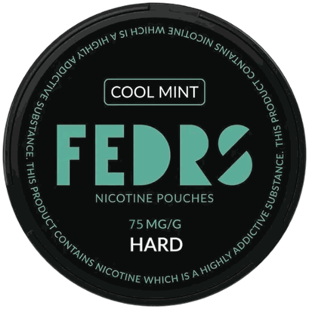 FEDRS Black Cool Mint Ultra nicotine pouches