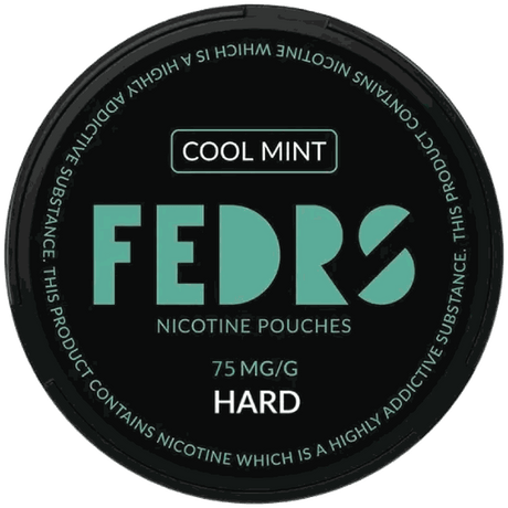FEDRS Black Cool Mint Ultra nicotine pouches