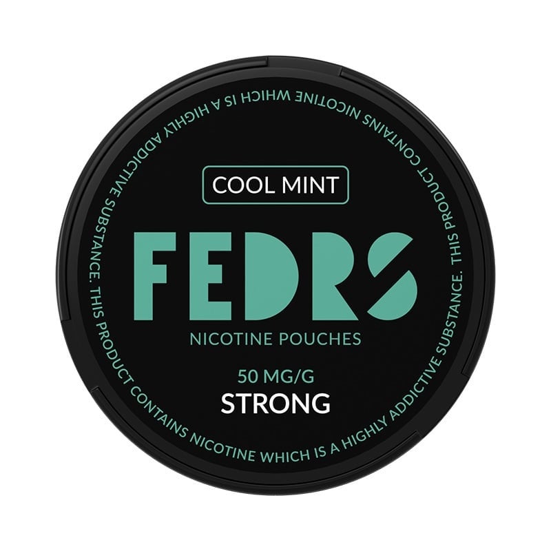 FEDRS Black Cool Mint nicotine pouches