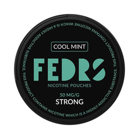 FEDRS Black Cool Mint nicotine pouches
