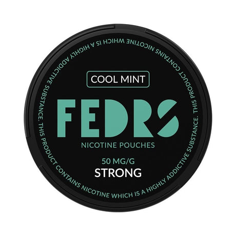 FEDRS Black Cool Mint nicotine pouches