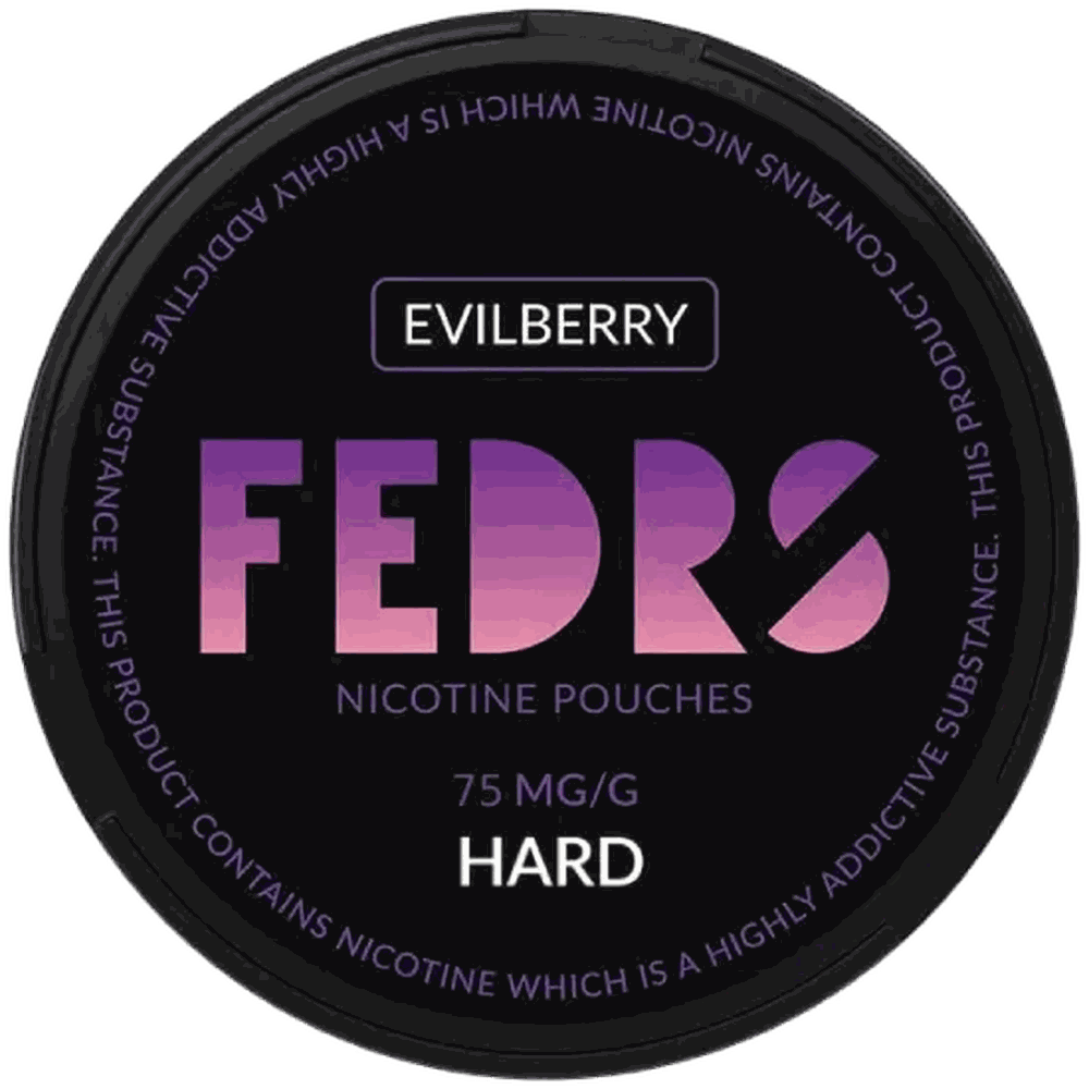 FEDRS Black Evilberry Ultra nicotine pouches