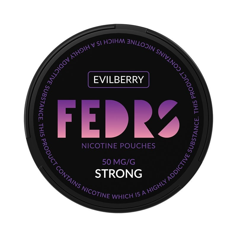 FEDRS Black Evilberry nicotine pouches
