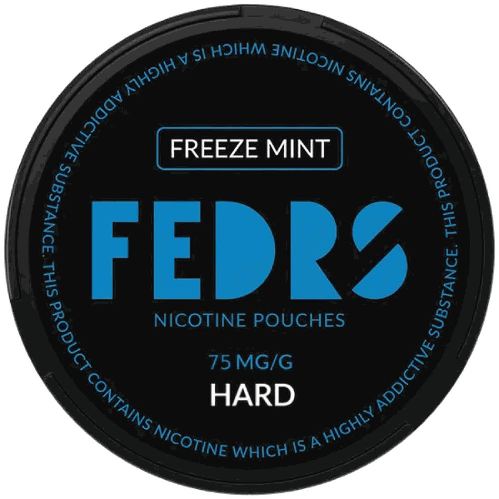 FEDRS Black Freeze Mint Ultra nicotine pouches