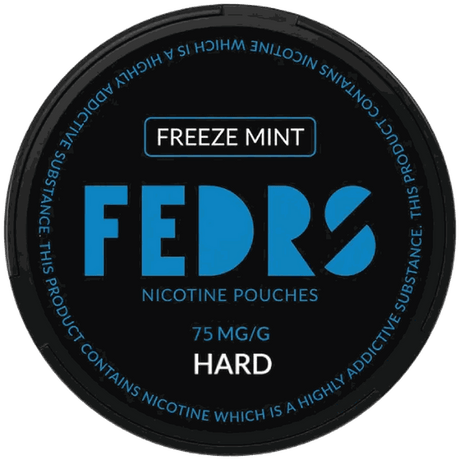 FEDRS Black Freeze Mint Ultra nicotine pouches