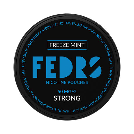 FEDRS Black Freeze Mint nicotine pouches