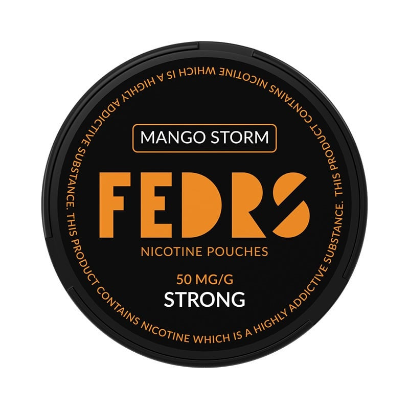 FEDRS Black Mango Storm nicotine pouches