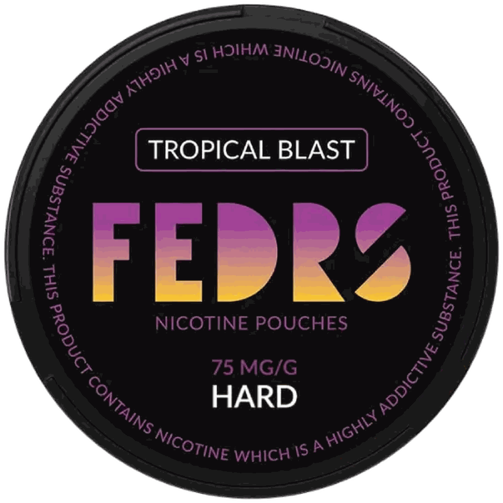 FEDRS Black Tropical Blast Ultra nicotine pouches