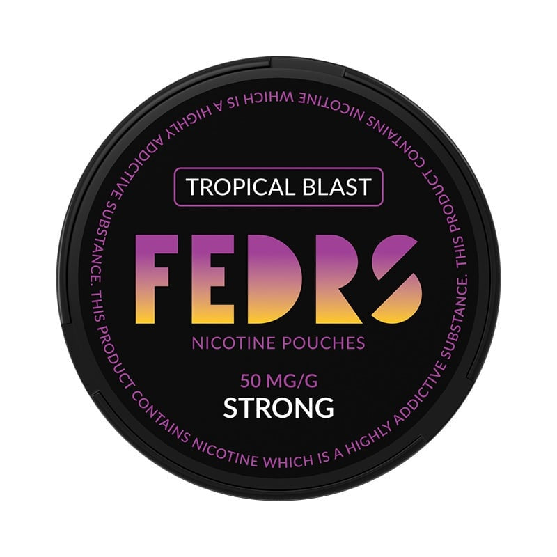 FEDRS Black Tropical Blast nicotine pouches