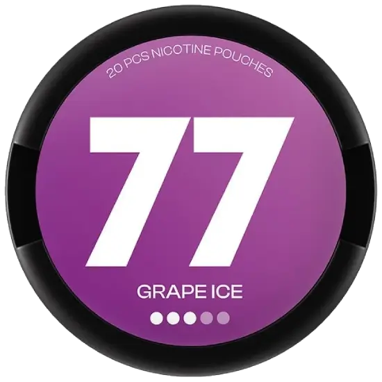 77 Grape Ice Medium nicotine pouches