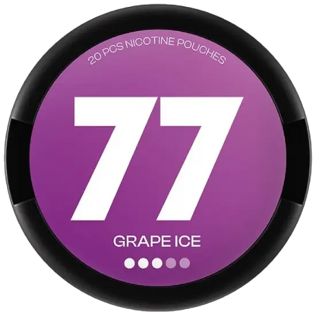 77 Grape Ice Medium nicotine pouches