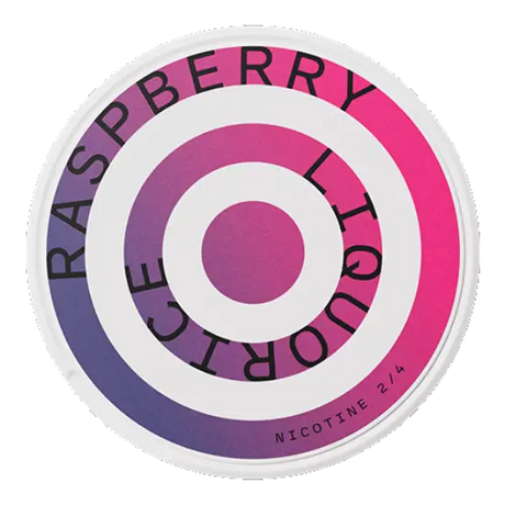 Helwit Raspberry Liquorice nicotine pouches