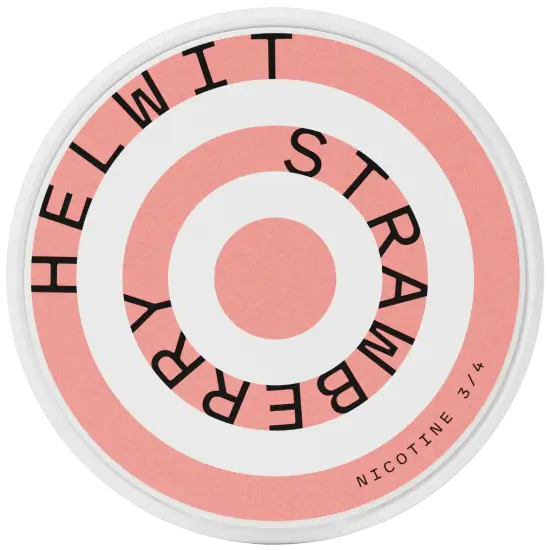Helwit Strawberry nicotine pouches
