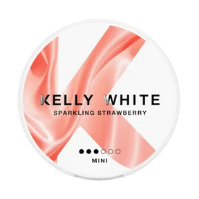 Kelly White Sparkling Strawberry Mini nicotine pouches