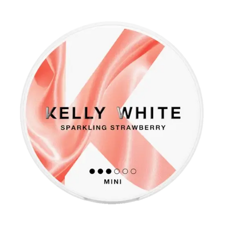 Kelly White Sparkling Strawberry Mini nicotine pouches
