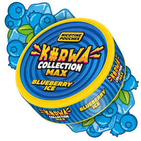 Kurwa Max Blueberry Ice nicotine pouches