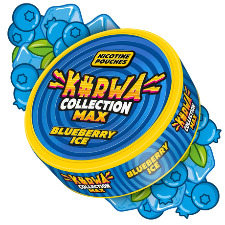 Kurwa Max Blueberry Ice nicotine pouches