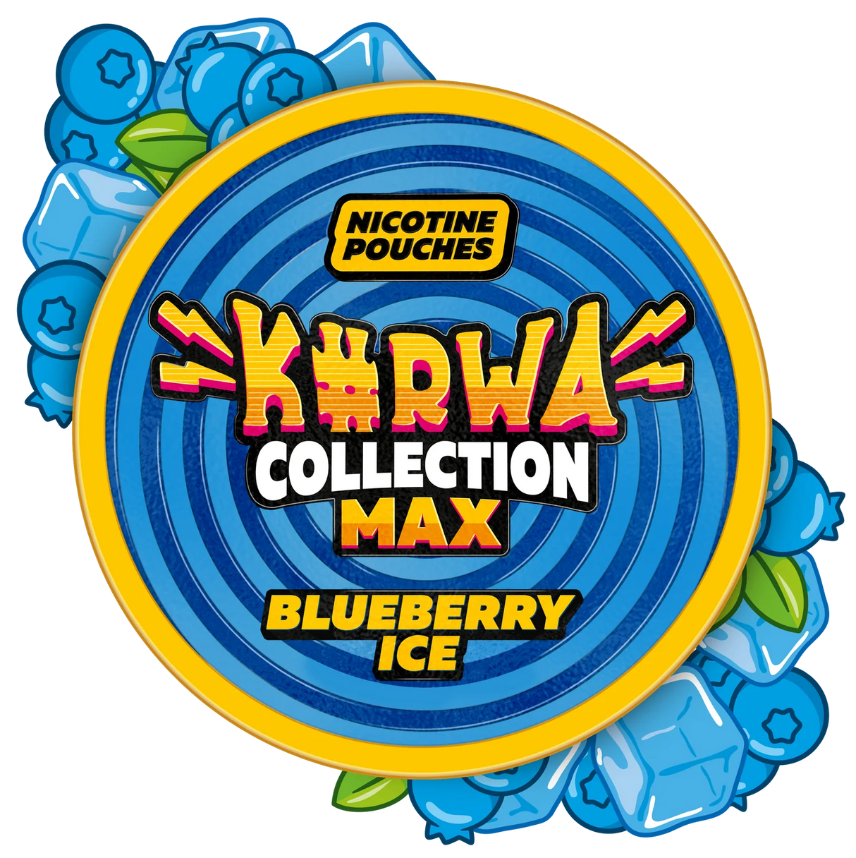 Kurwa Max Blueberry Ice nicotine pouches