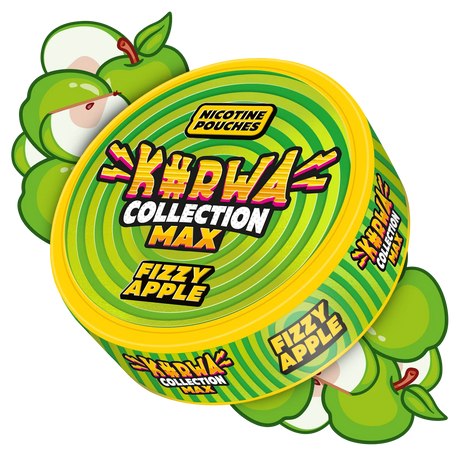 Kurwa Max Fizzy Apple nicotine pouches