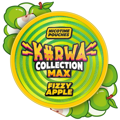 Kurwa Max Fizzy Apple nicotine pouches
