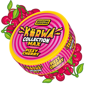 Kurwa Max Fizzy Cherry nicotine pouches