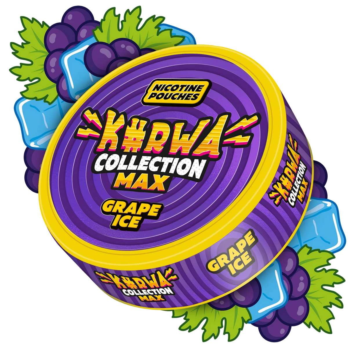 Kurwa Max Grape Ice nicotine pouches