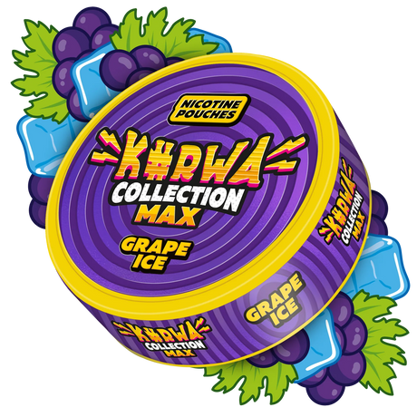 Kurwa Max Grape Ice nicotine pouches