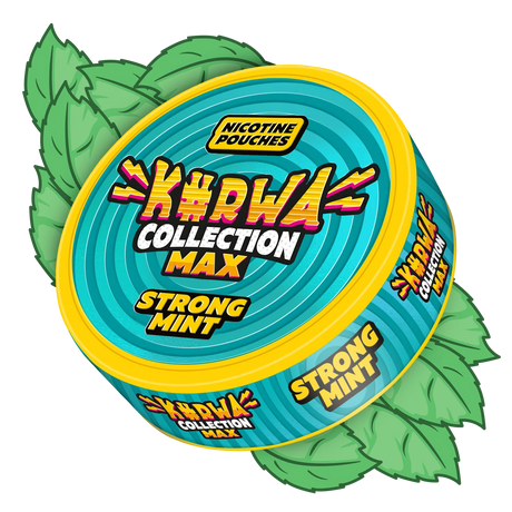 Kurwa Max Strong Mint nicotine pouches