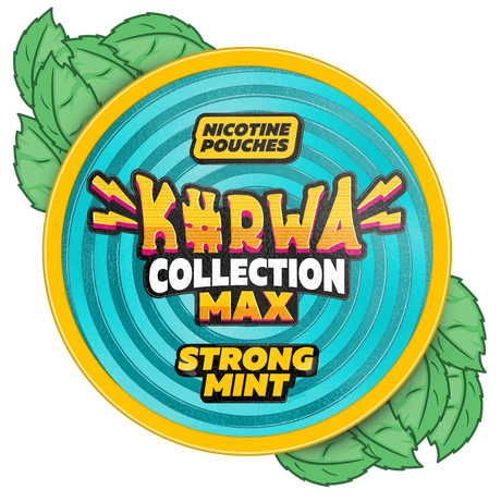 Kurwa Max Strong Mint nicotine pouches