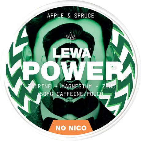 Lewa Energy Power Apple Spruce caffeine pouches