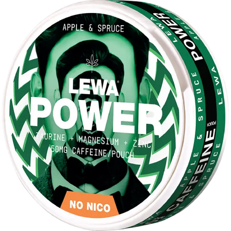 Lewa Energy Power Apple Spruce caffeine pouches