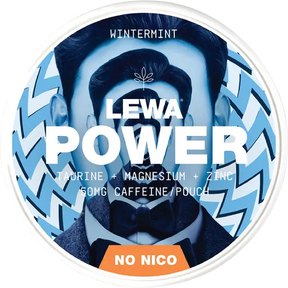 Lewa Energy Power Wintermint caffeine pouches