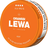 Lewa Oranssi mint nicotine pouches, side